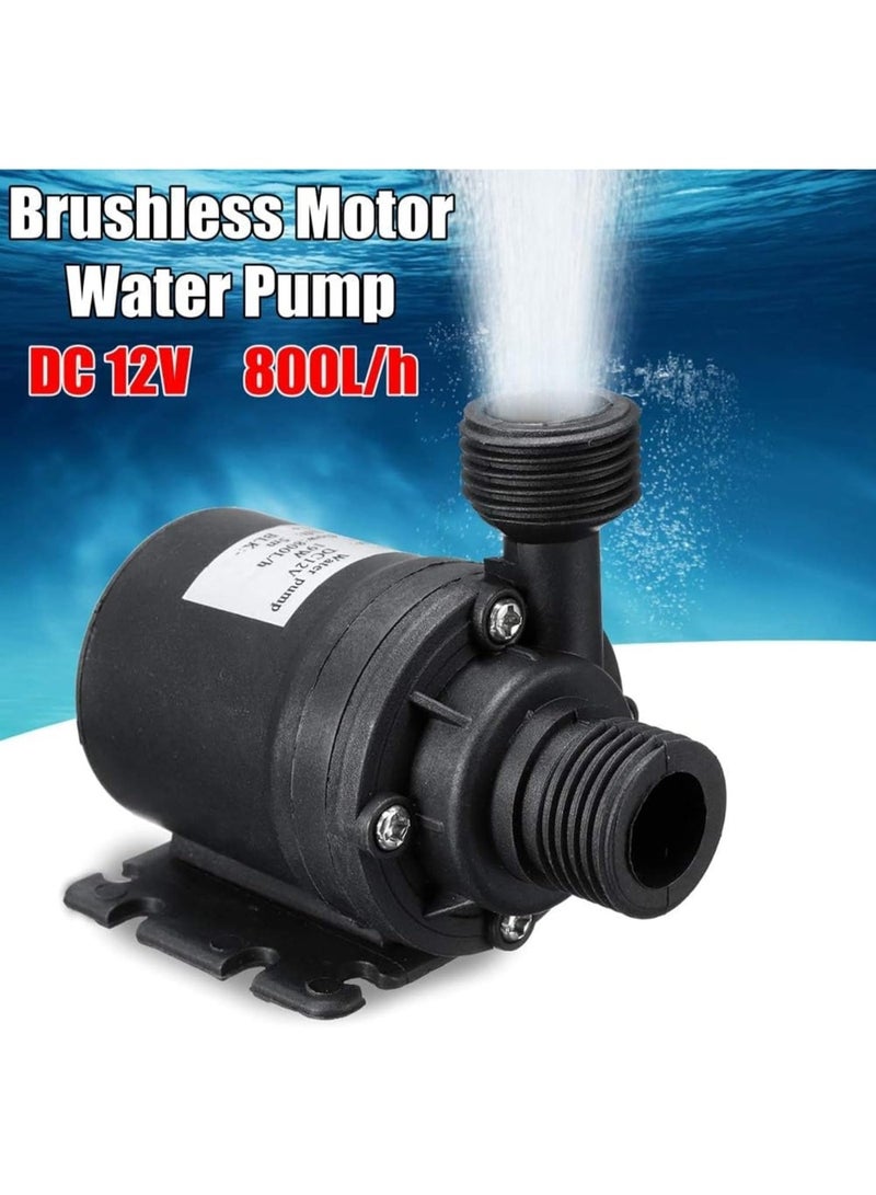 مضخة ماء غاطسة صغيرة، مضخة تداول مياه تعمل بتيار 24 فولط وهادئة، برفع حتى 5 أمتار - مثالية للنوافير والأحواض الميزات المائية والحدائق - Image 4